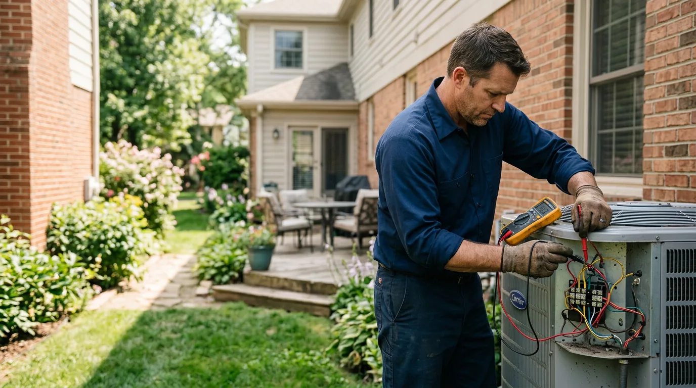 HVAC technician working near Robinson, IL